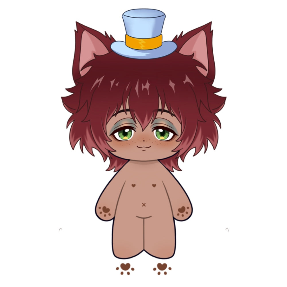 【Sample Making】PLUSH WONDERLAND Meow Hammer Plushie 20CM Cotton Doll FANMADE