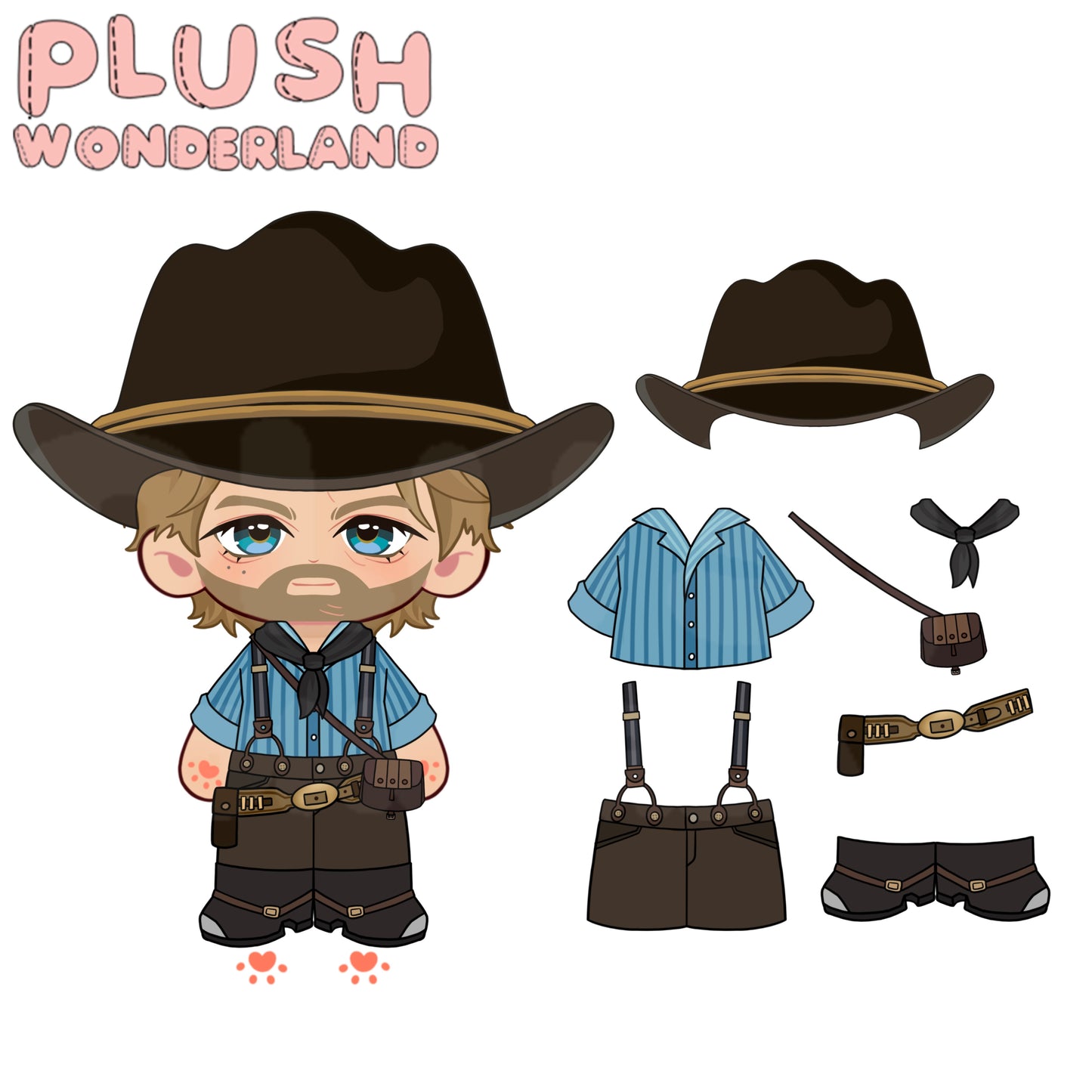 【Sample Making】PLUSH WONDERLAND Relationship Plushie 20CM Doll
