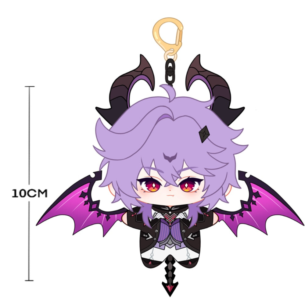 【Sample Making】【10CM Doll】PLUSH WONDERLAND Purple Hair Plushie 10CM Doll Pendant FANMADE