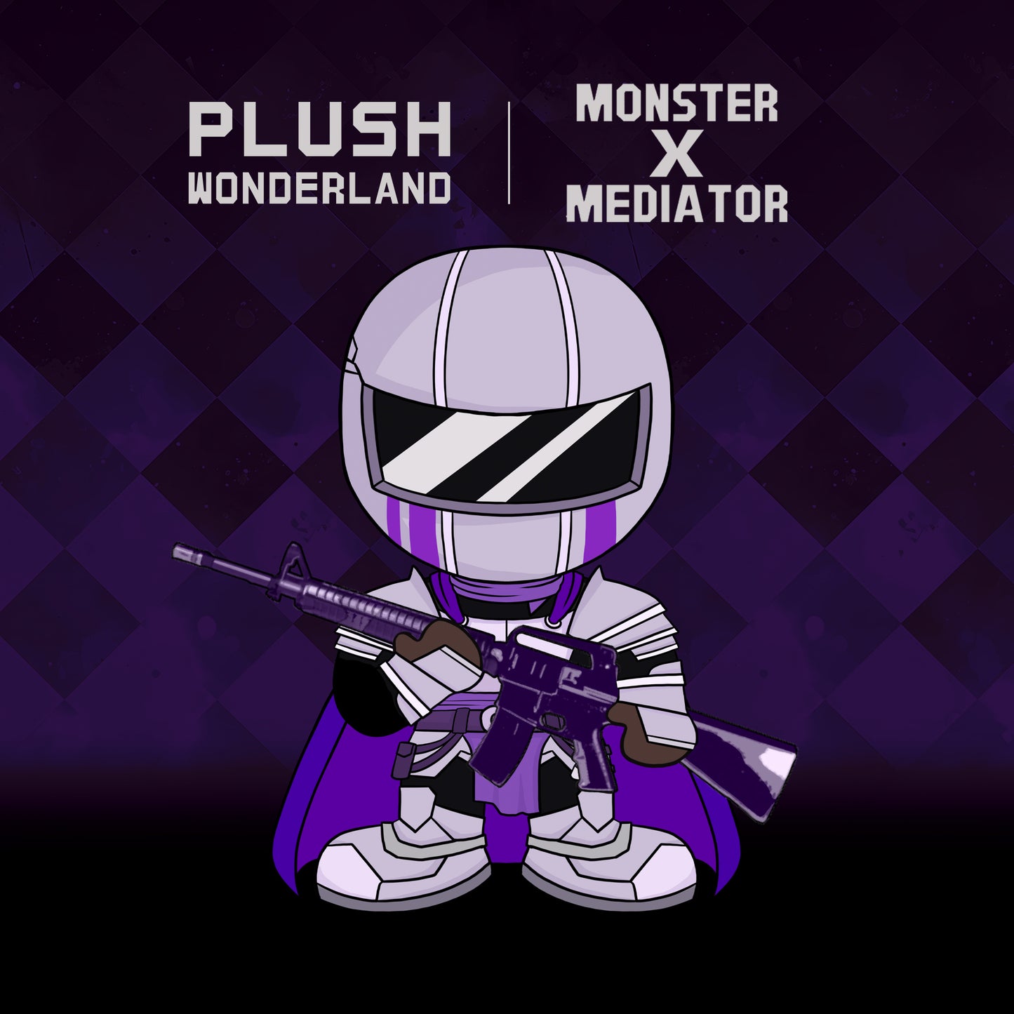 【PRESALE】【Authorized】PLUSH WONDERLAND Monster X Mediator Knight Plushie Cotton Doll