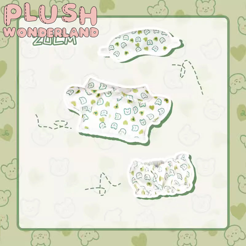 【In Stock】PLUSH WONDERLAND 20cm Plushies Cotton Doll Pajamas/ Sleepwear Clothes Eye mask FANMADE