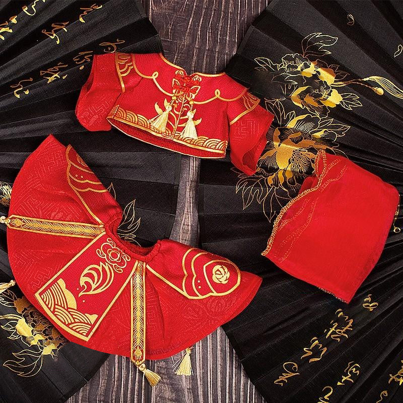 【PRESALE】PLUSH WONDERLAND Heaven Official's's Blessing Xie Lian Plush Cotton 20 CM Doll Clothes Bridal Dresses Chinese Style
