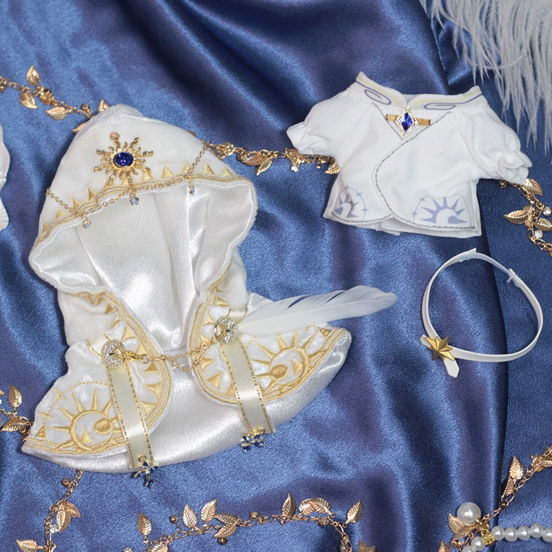 【INSTOCK】PLUSH WONDERLAND Doll Clothes 10CM Halloween Temple Priest Satin Cape