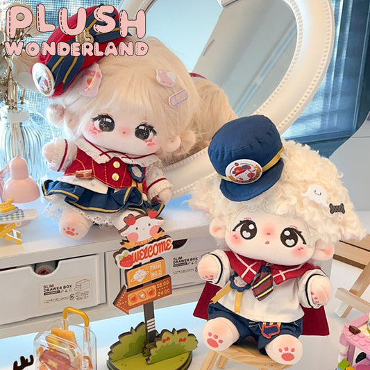 【In Stock】PLUSH WONDERLAND Conductor Flight Attendant Doll Plush Clothes 20 CM
