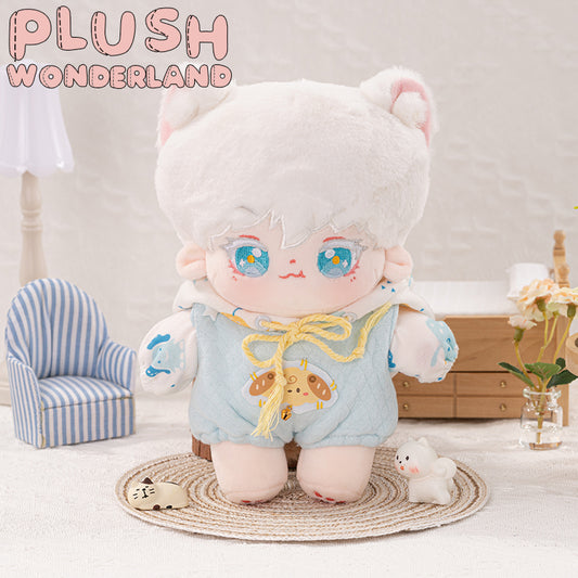 【INSTOCK】PLUSH WONDERLAND Anime Cat White Cotton Doll Plush 20CM FANMADE