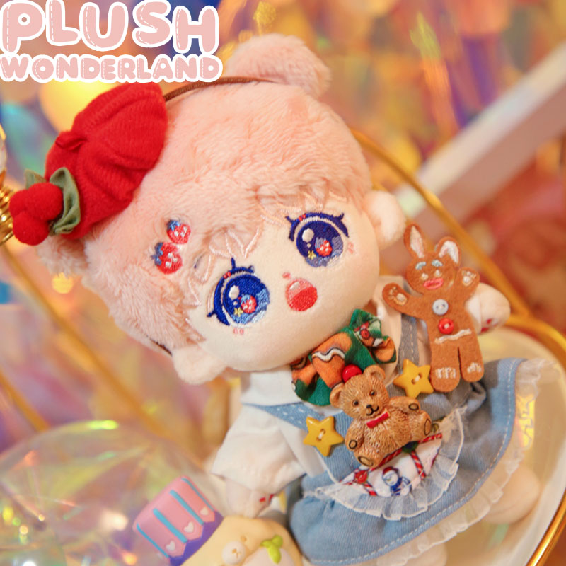 【In Stock】PLUSH WONDERLAND Strawberry Cheese Bear Pluhsie Cotton Doll Cute No Character 15CM