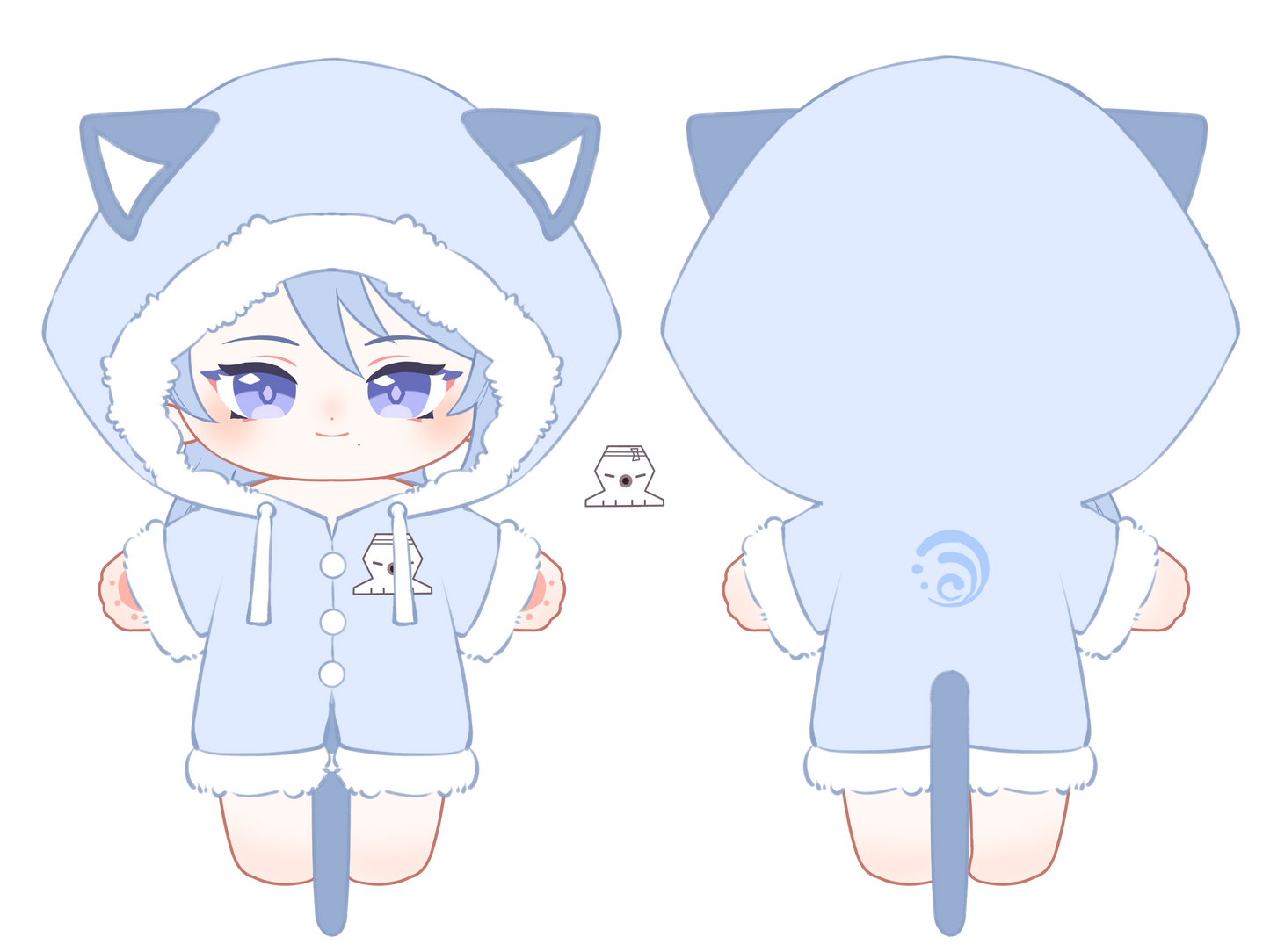 【Halloween 40% OFF】【Last Batch】【IN STOCK】PLUSH WONDERLAND Game Sleeve hidden milk tea Cotton Doll Plush 20CM Plushies FANMADE