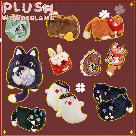 【In Stock】PLUSH WONDERLAND Game Genshin Impact Cosplay Scaramouche / Zhongli / Tartaglia / Wanderer / Hutao / Xiao / Klee Bag Childe Hu Tao Plush Cute