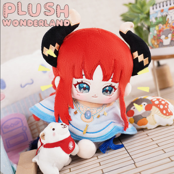 【Nur für US-Adressen】【Begrenzter Vorrat】 Plüsch-Wunderland-Puppe mit Kleidung, 20 cm, Fan-Herstellung