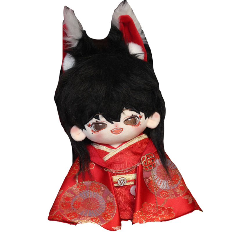 【IN STOCK】PLUSH WONDERLAND Ancient Red Wedding Clothes 20CM Cotton Doll Clothes Black Red