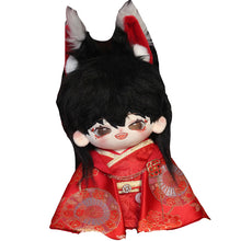 Load image into Gallery viewer, 【IN STOCK】PLUSH WONDERLAND Ancient Red Wedding Clothes 20CM Cotton Doll Clothes Black Red
