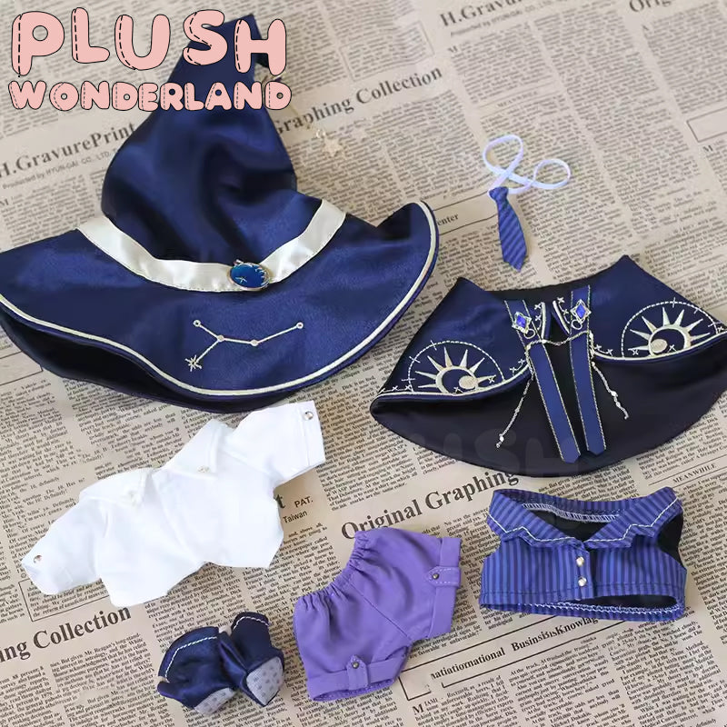 【In Stock】PLUSH WONDERLAND Genshin Impact Mona Cotton Doll Magician Purple Clothes Plush 20 CM FANMADE