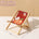 Roter Lounge-Sessel
