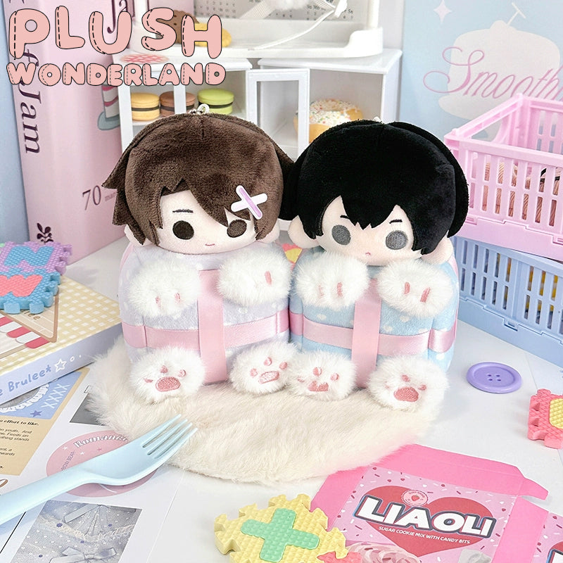 【VORVERKAUF】PLUSH WONDERLAND Niedliches Häschen &amp; Welpe Kapuzenpuppenkleid (10 cm) – Geschenk