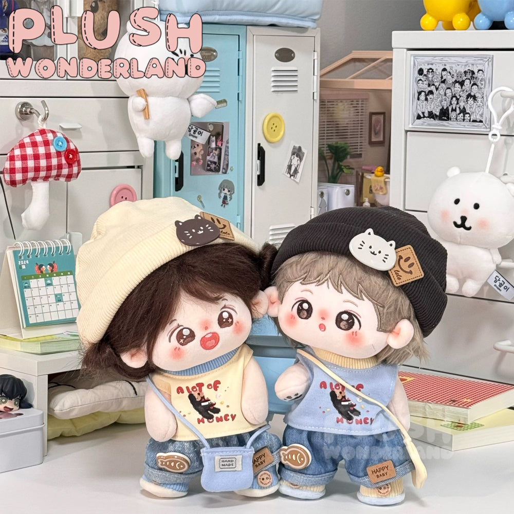 【Auf Lager】PLUSH WONDERLAND Niedlicher Frühlings-Reiseanzug für 20 cm Puppenkleidung