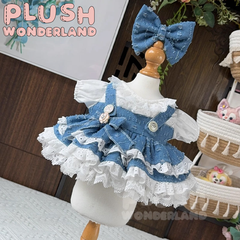 【SOFORT VERFÜGBAR】PLUSH WONDERLAND Jeans-Prinzessinnenrock für 20 cm Puppenkleidung