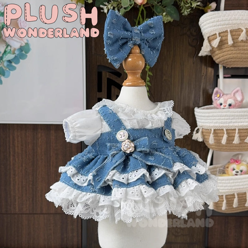 【SOFORT VERFÜGBAR】PLUSH WONDERLAND Jeans-Prinzessinnenrock für 20 cm Puppenkleidung