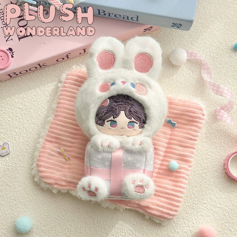 【VORVERKAUF】PLUSH WONDERLAND Niedliches Häschen &amp; Welpe Kapuzenpuppenkleid (10 cm) – Geschenk