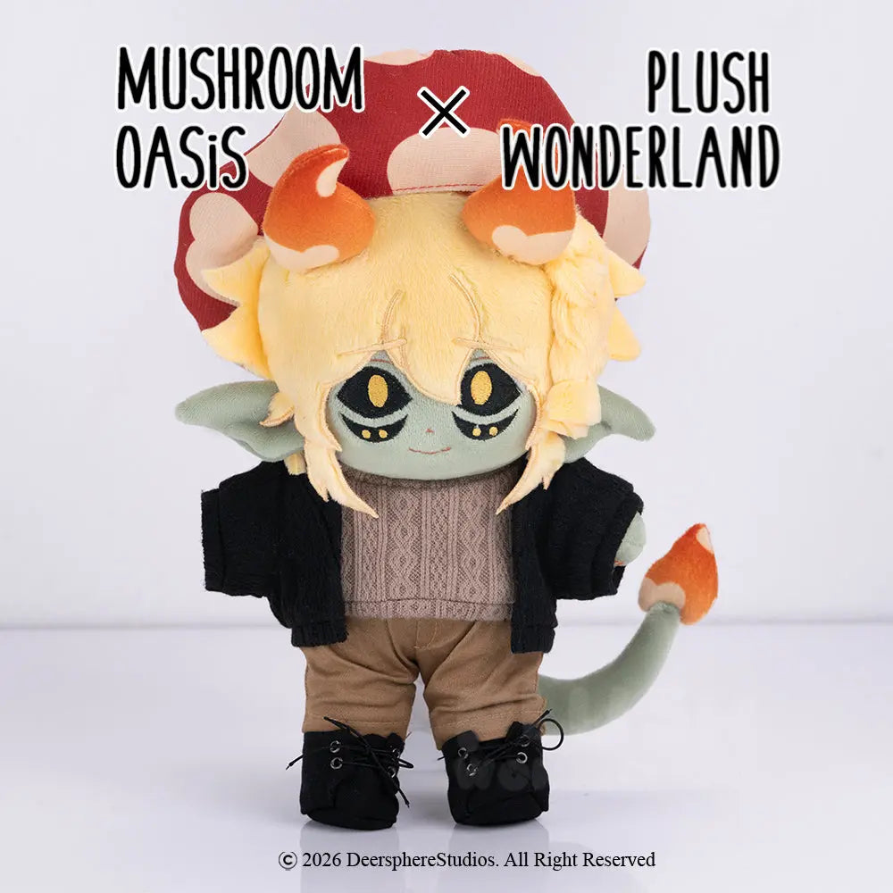 【PRESALE】【Authorized】PLUSH WONDERLAND Mushroom Oasis Mychael 20CM Plushie Cotton Doll   【PRESALE】【Authorized】PLUSH WONDERLAND Mushroom Oasis Mychael 20CM Plushie Cotton Doll