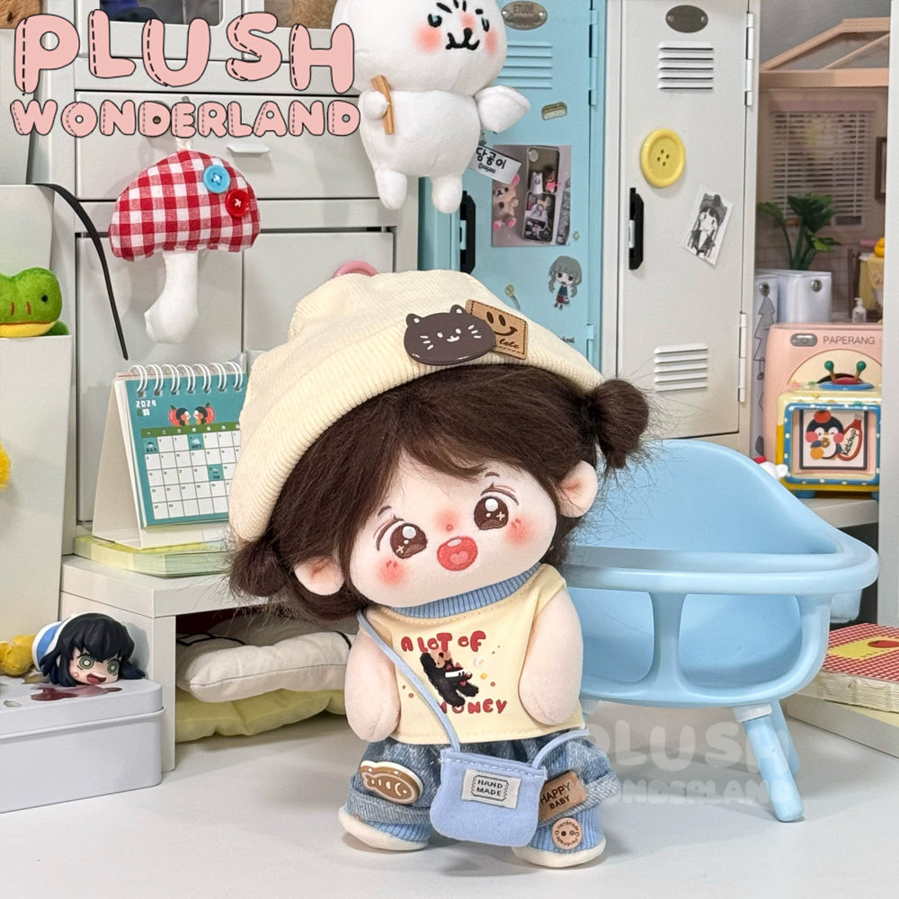 【Auf Lager】PLUSH WONDERLAND Niedlicher Frühlings-Reiseanzug für 20 cm Puppenkleidung