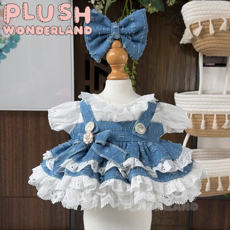 【SOFORT VERFÜGBAR】PLUSH WONDERLAND Jeans-Prinzessinnenrock für 20 cm Puppenkleidung