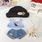 【Auf Lager】PLUSH WONDERLAND Niedlicher Frühlings-Reiseanzug für 20 cm Puppenkleidung