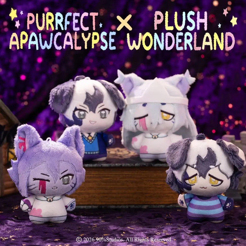 [10CM Doll] [Authorized] Purrfect Apawcalypse Plushie Keychain