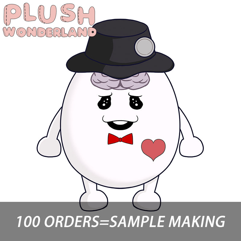 【POLL FAILED】PLUSH WONDERLAND Boiled Egg 35CM Cotton Plush Doll FANMADE