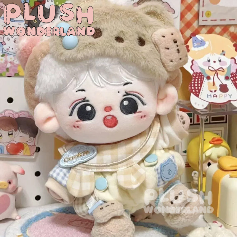【IN STOCK】PLUSH WONDERLAND Bear Cookie Plushies Cotton Doll Clothes 20CM