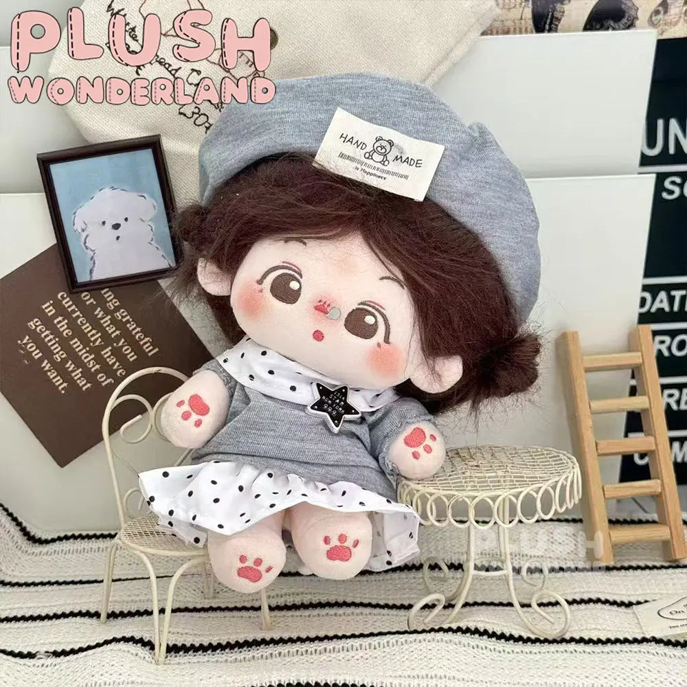 [20CM Doll Clothes] Cute Dress & Overalls Outfit Set