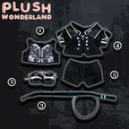 【Auf Lager】Plüschtier „Wunderland“ mit Brille, 20 cm, aus Baumwolle, hergestellt von Fans 