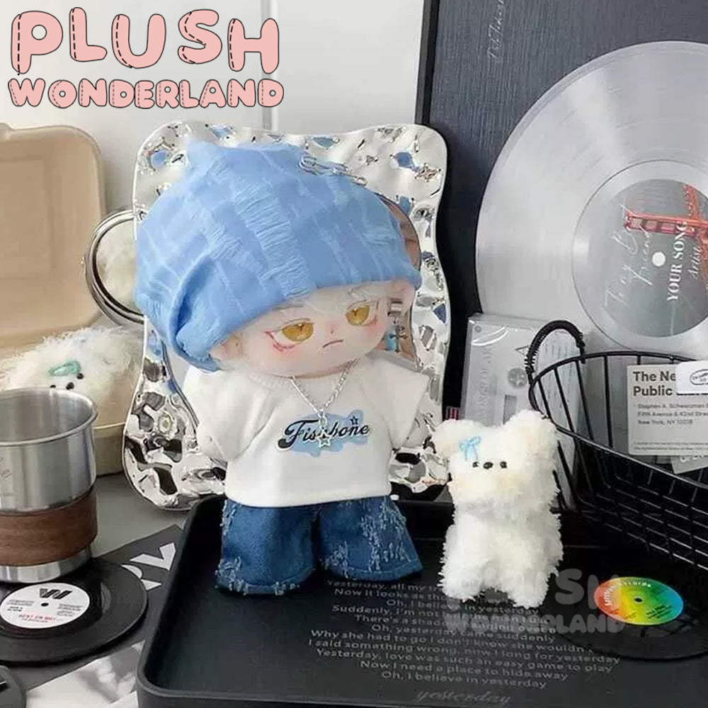 【IN STOCK】PLUSH WONDERLAND Street Style Cool Black Animal Doll Costume 20CM Doll Clothes