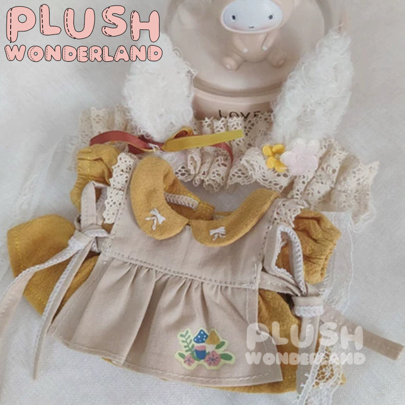 【PRESALE】PLUSH WONDERLAND Mori cotton And Linen Skirt Plushies Cotton Doll Clothes 20CM