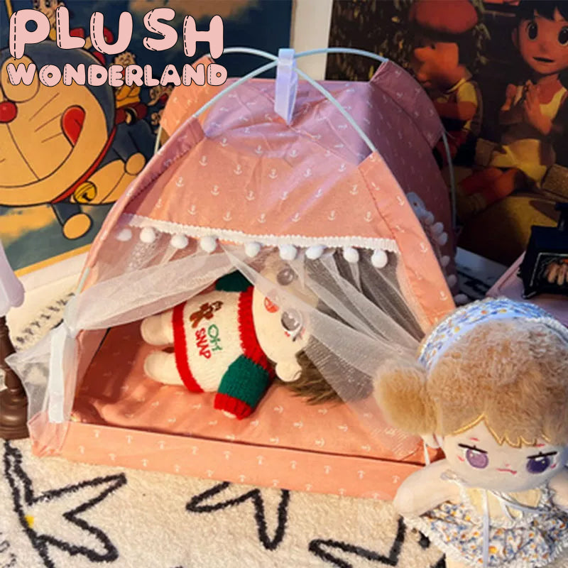 【Auf Lager】Plüsch-Wunderland-Prinzessin 20 cm, Baumwollpuppenbettzelt