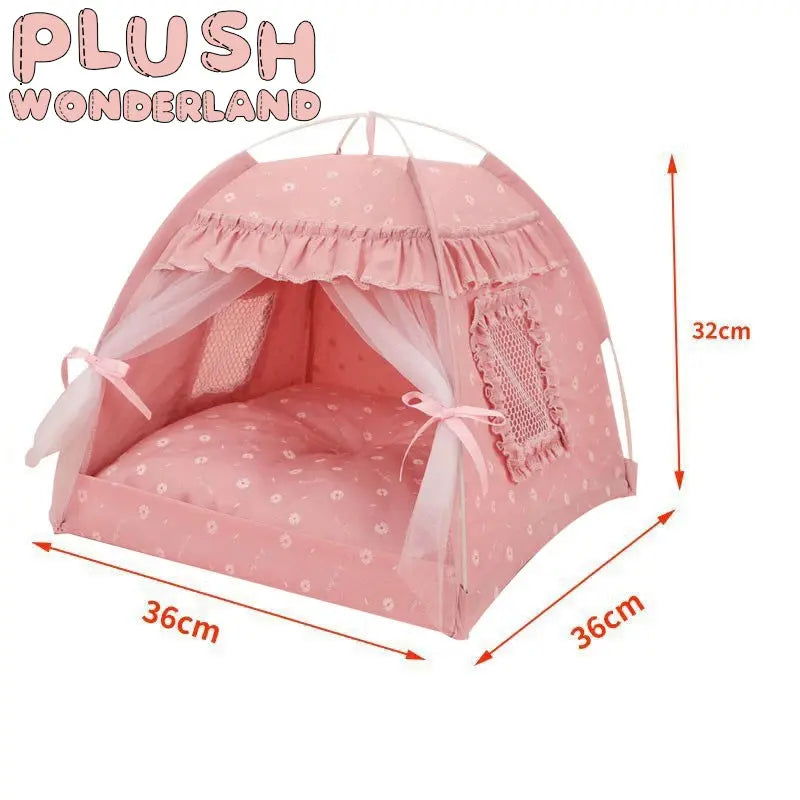 plush tents IN STOCK】PLUSH WONDERLAND Princess 20CM Cotton Doll Bed Tent House