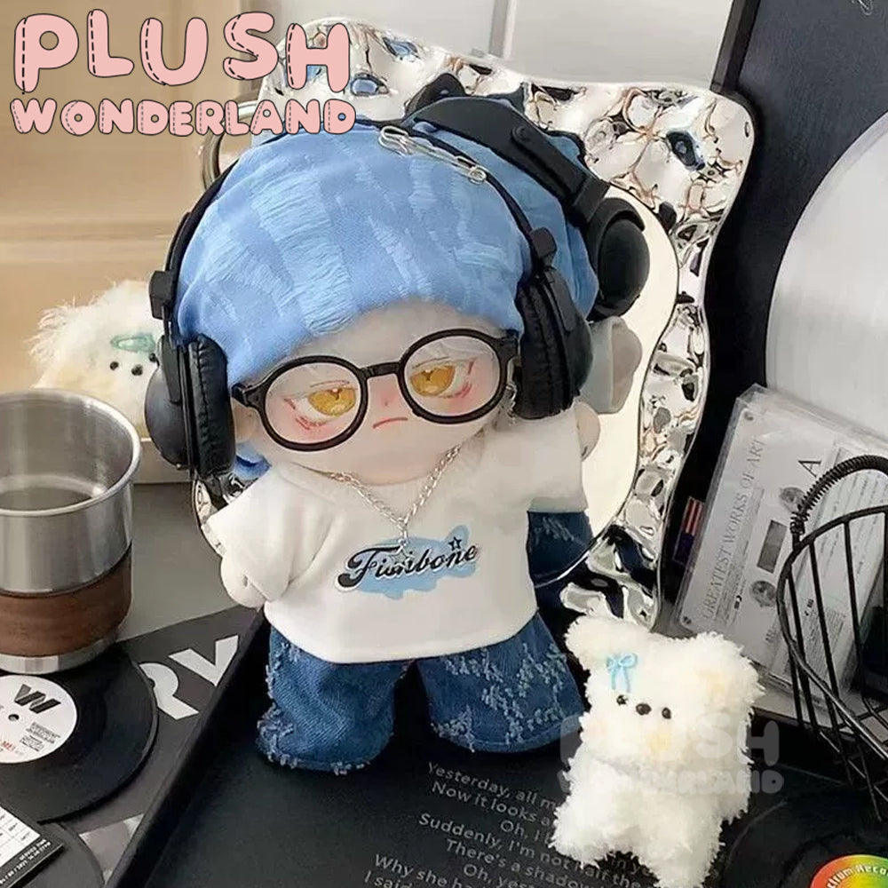 【IN STOCK】PLUSH WONDERLAND Street Style Cool Black Animal Doll Costume 20CM Doll Clothes