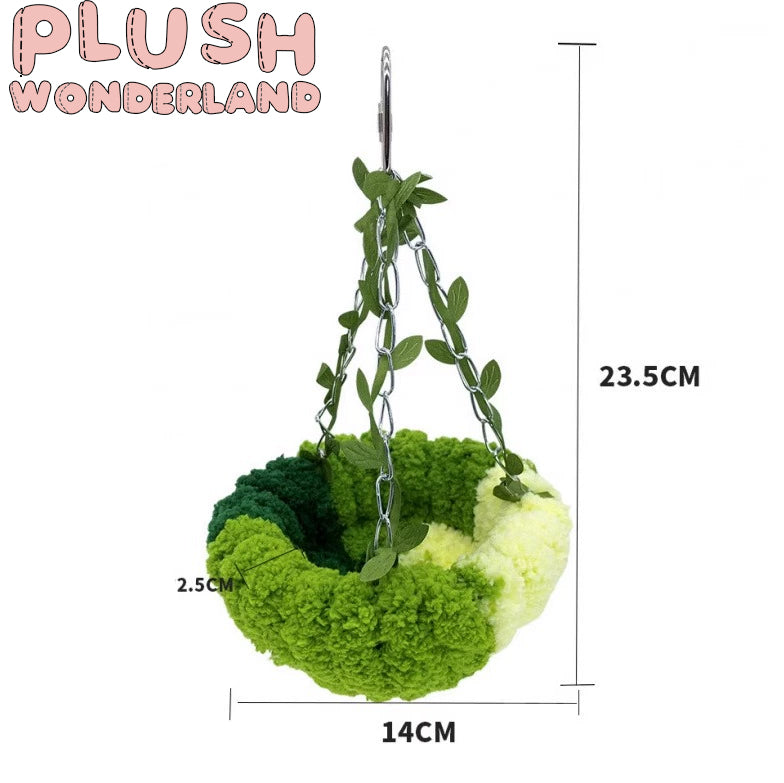 【IN STOCK】PLUSH WONDERLAND Green Swing Hanging Basket 10CM Doll Hammock