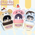 【In Stock】PLUSH WONDERLAND Animal Ice Cream Plushies Cotton Doll Clothes 10CM