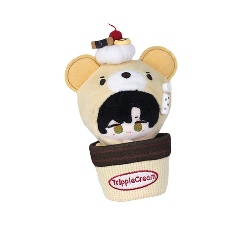 【In Stock】PLUSH WONDERLAND Animal Ice Cream Plushies Cotton Doll Clothes 10CM