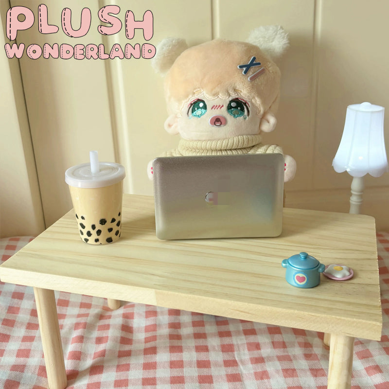 【Auf Lager】Plüsch-Wunderland-Fotografie-Requisite, Schreibtisch, 10 cm/20 cm Puppentisch aus Holz