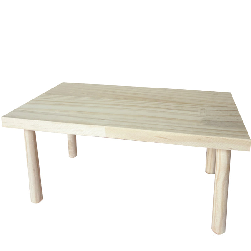 【Auf Lager】Plüsch-Wunderland-Fotografie-Requisite, Schreibtisch, 10 cm/20 cm Puppentisch aus Holz