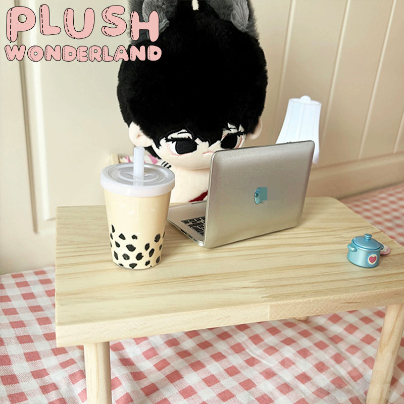 【Auf Lager】Plüsch-Wunderland-Fotografie-Requisite, Schreibtisch, 10 cm/20 cm Puppentisch aus Holz