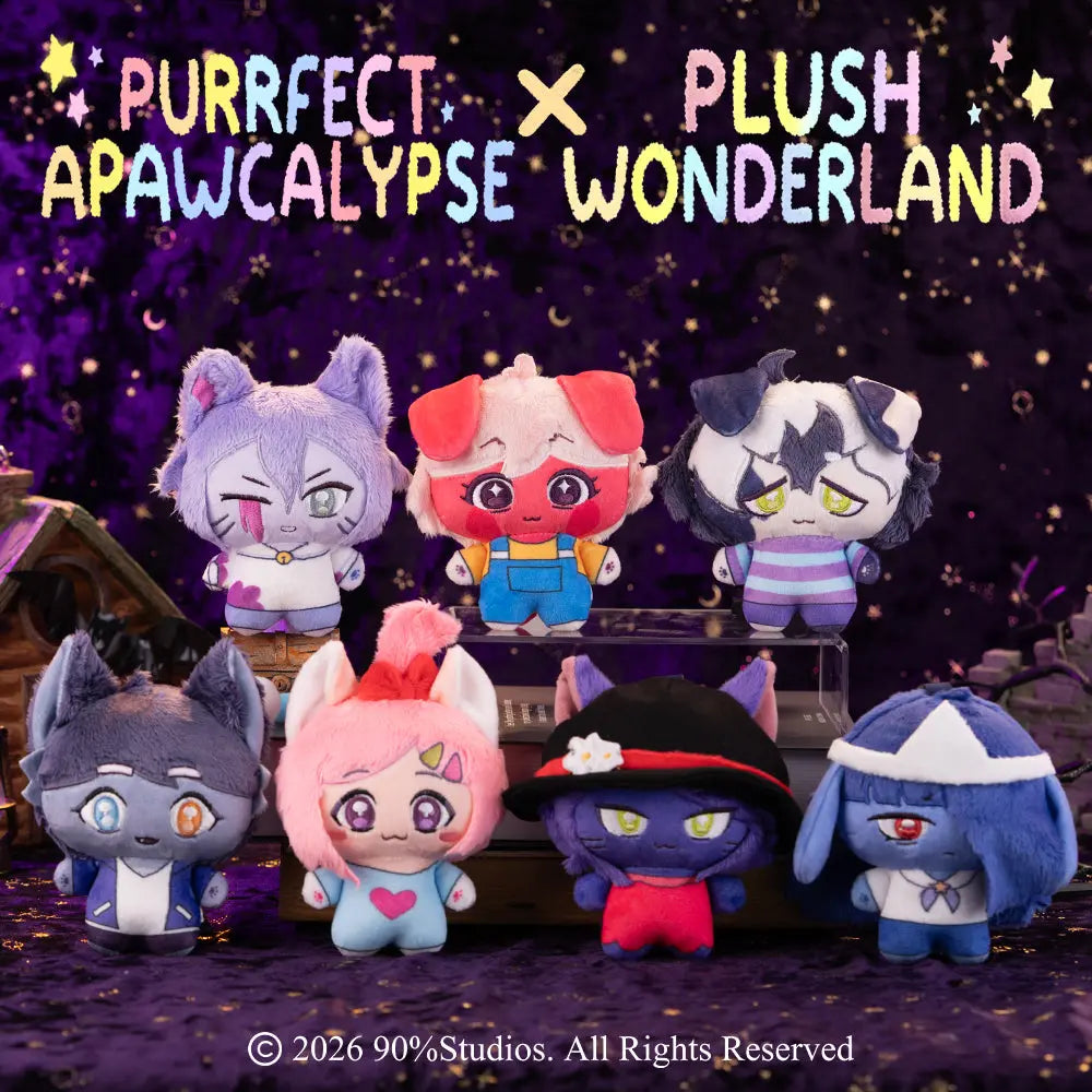 [10CM Doll] [Authorized] Purrfect Apawcalypse Plushie Keychain