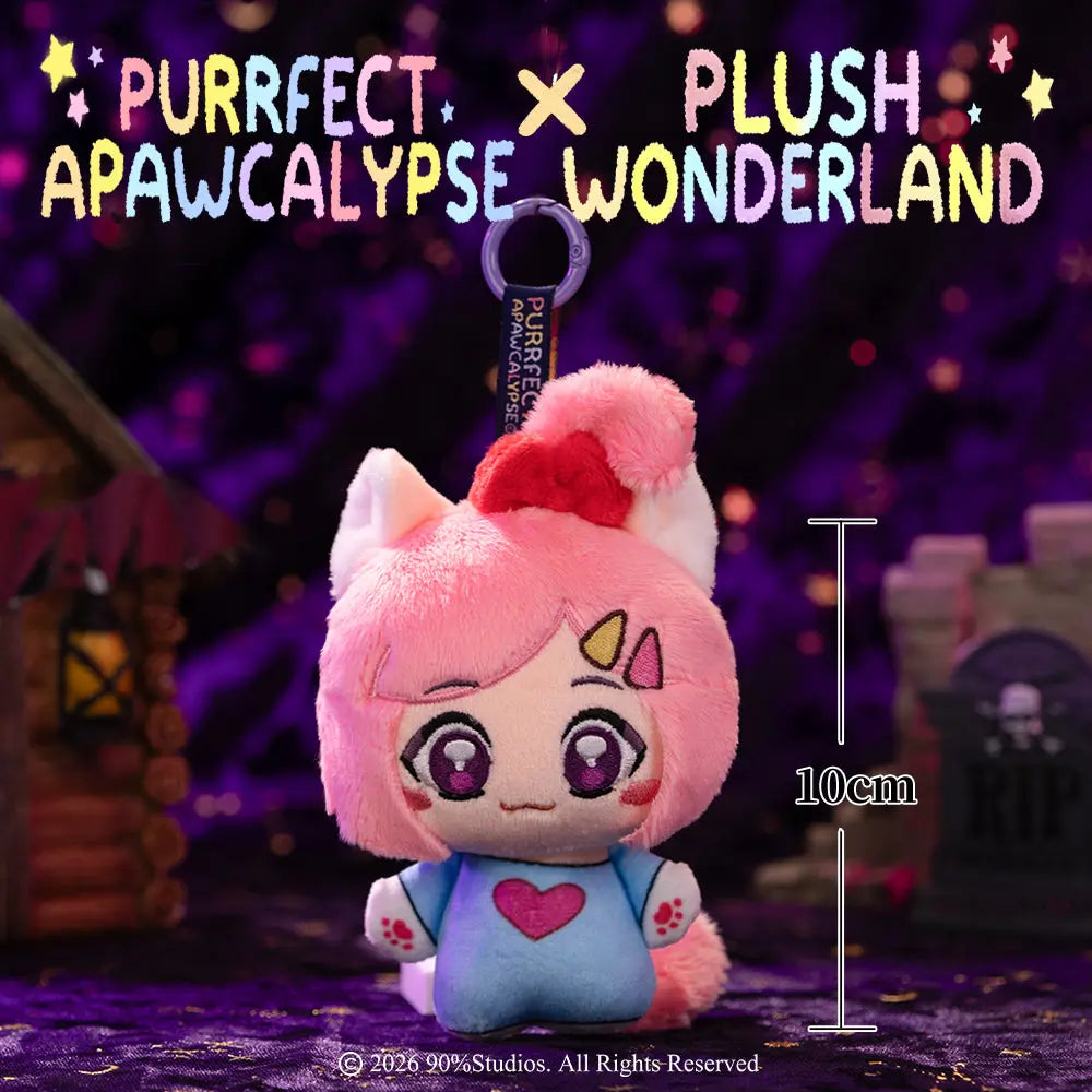 [10CM Doll] [Authorized] Purrfect Apawcalypse Plushie Keychain