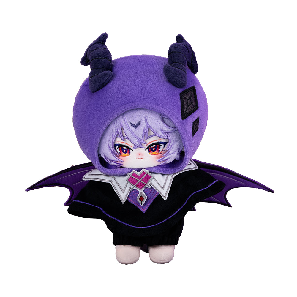 【VORVERKAUF】Plüschtier WUNDERLAND mit lila Haaren, 20 cm, aus Baumwolle