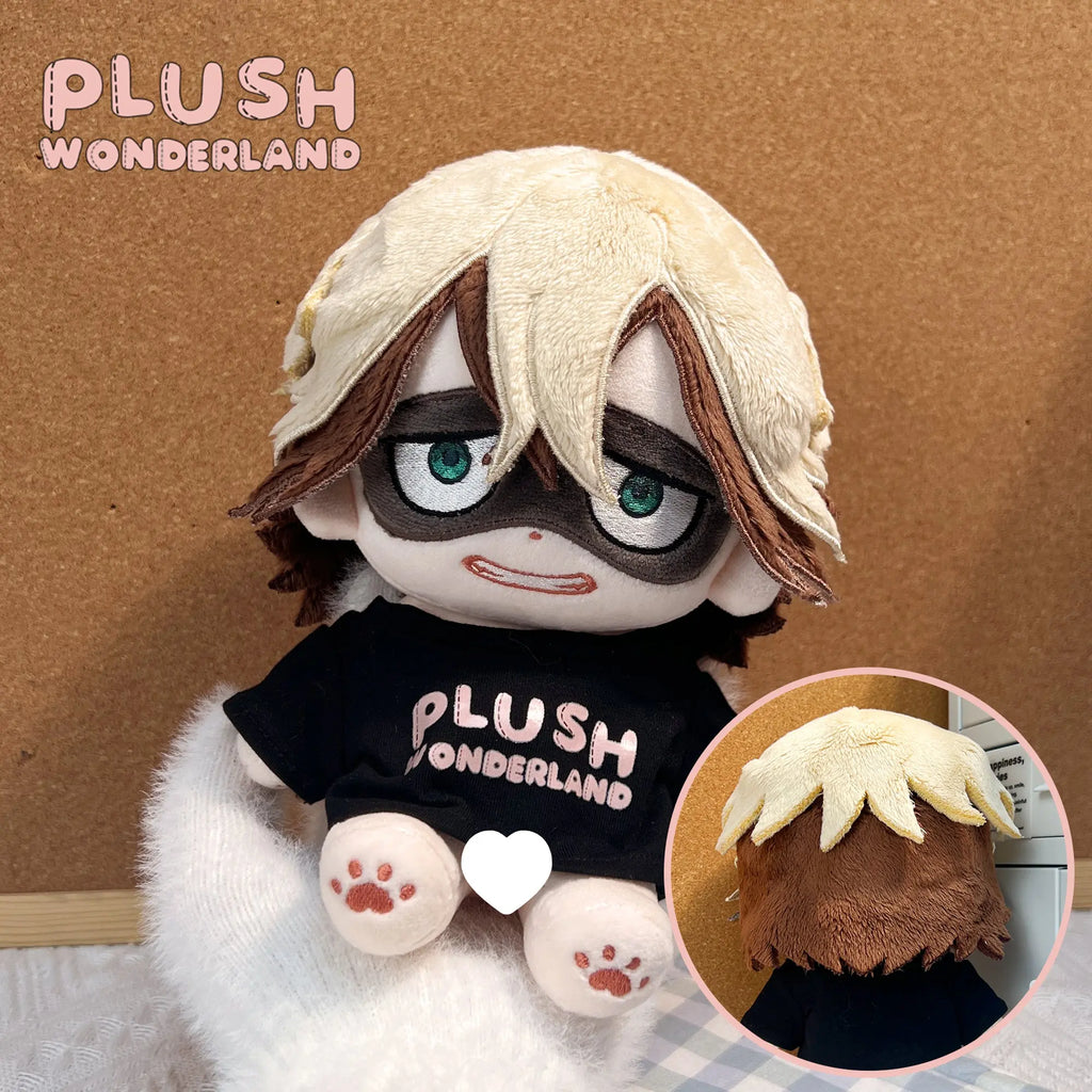 【PRESALE】PLUSH WONDERLAND boy with eye patch 20CM Cotton Doll FANMADE