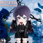 【Ausverkauft】Plüschtier aus dem Wunderland mit hohem lila Pferdeschwanz, 20 cm, aus Baumwolle, handgefertigt