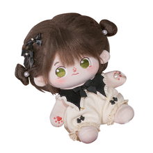 Load image into Gallery viewer, 【INSTOCK】PLUSH WONDERLAND Tiramisu Witch Black White Cotton Doll Plush Clothes 20 CM
