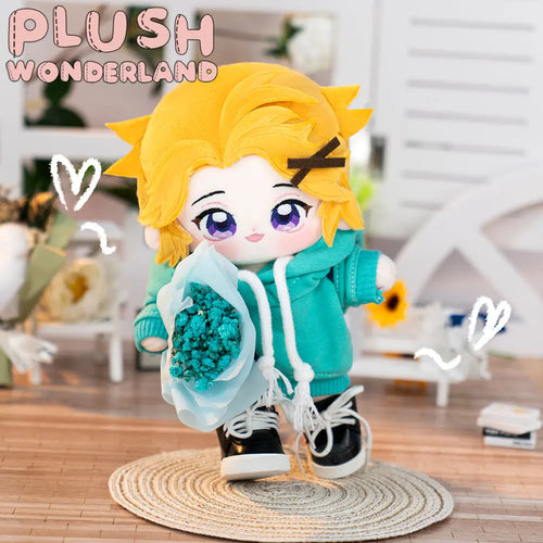 【Sold Out】PLUSH WONDERLAND Blonde Puppy Plushie Cotton Doll FANMADE 20CM - plushwonderland