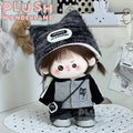 [20CM Doll Clothes] Black‑Grey Cool Sporty Outfit
